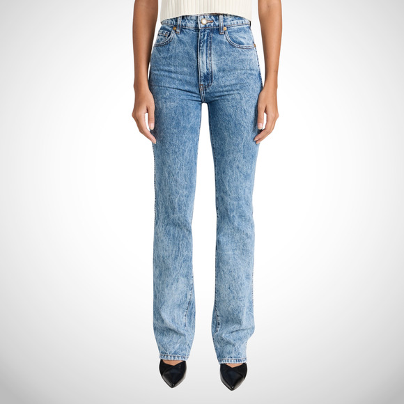 $620 KHAITE THE DANIELLE STRAIGHT LEG JEANS IN BRYCE SIZE 31 - Picture 3 of 11